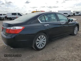 2014 Honda Accord Sedan EX-L with VIN 1HGCR2F86EA217728, listed as a Copart auction lot 49715345 with 93,409 mi miles and Salvage Title. Bid and sale history available at carsss.com. Image 3.