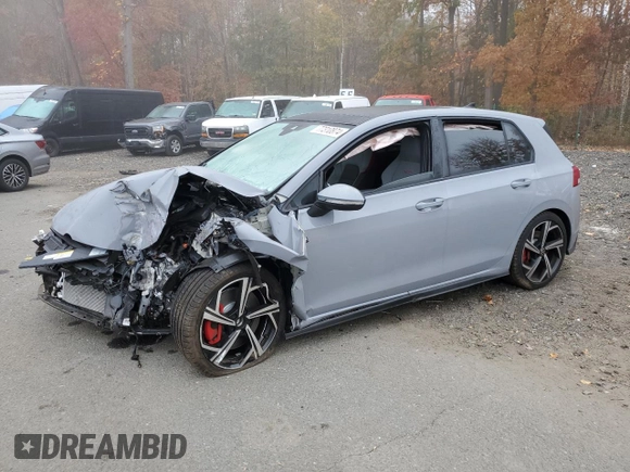 2024 Volkswagen GTI SE с VIN WVW3A7CD5RW198599, выставлен на аукционе Copart как лот 77310874 с пробегом 2 300 миль миль и Списание • Salvage title. История ставок и продаж доступна на DreamBid. Изображение 1.