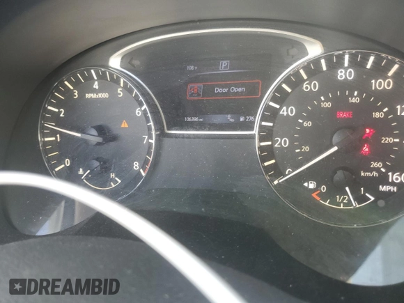 2016 Nissan Altima SV with VIN 1N4AL3AP0GC246165, listed as a Copart auction lot 52843405 with 106,396 mi miles and Salvage title. Bid and sale history available at DreamBid. Image 9.