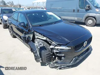 2024 Volvo S60 Plus Dark Theme with VIN 7JRL12FL4RG324517, listed as a IAAI auction lot 42288863 with 23,825 mi miles and . Bid and sale history available at DreamBid. Image 1.