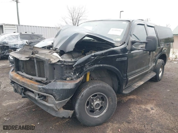 2001 Ford Excursion Limited with VIN 1FMNU43S31ED09394, listed as a IAAI auction lot 41188846 with 350,544 mi miles. Bid and sale history available at carsss.com. Image 2.