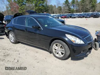 2011 Infiniti G25 Sedan x with VIN JN1DV6ARXBM654084, listed as a Copart auction lot 54392355 with Not Provided miles and Clean Title. Bid and sale history available at carsss.com. Image 4.