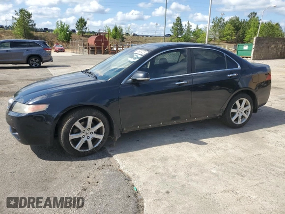 2004 Acura TSX with VIN JH4CL96804C028079, listed as a Copart auction lot 54980475 with 180,083 mi miles and Salvage title. Bid and sale history available at DreamBid. Image 1.