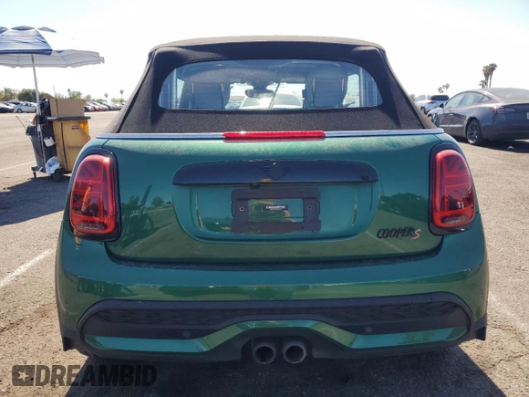 2024 MINI Convertible Cooper S with VIN WMW43DL09R3R68134, listed as a Copart auction lot 56336425 with 18,143 mi miles and Salvage title. Bid and sale history available at DreamBid. Image 6.