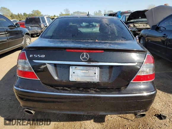 2007 Mercedes-Benz E 550 with VIN WDBUF72X37B169817, listed as a Copart auction lot 72327404 with 79,309 mi miles and Salvage Title. Bid and sale history available at DreamBid. Image 6.