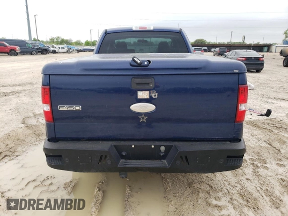 2007 Ford F-150 STX with VIN 1FTRX12W37FB89812, listed as a Copart auction lot 51438255 with 242,607 mi miles and Salvage title. Bid and sale history available at DreamBid. Image 6.