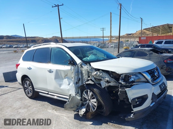 2018 Nissan Pathfinder S with VIN 5N1DR2MN9JC610306, listed as a IAAI auction lot 41163725 with Not provided miles and . Bid and sale history available at DreamBid. Image 13.