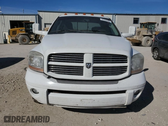 2006 Dodge 3500 SLT with VIN 3D7MX48C86G164397, listed as a Copart auction lot 47233485 with 167,605 mi miles and Salvage title. Bid and sale history available at DreamBid. Image 5.