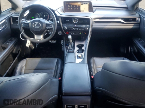 2019 Lexus RX 350 with VIN 2T2BZMCA7KC193018, listed as a Copart auction lot 50464015 with 90,667 mi miles and Salvage Title. Bid and sale history available at DreamBid. Image 8.