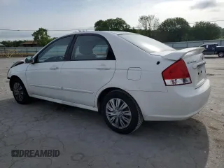 2008 Kia Spectra EX with VIN KNAFE122885580609, listed as a Copart auction lot 54198115 with Not Provided miles and Salvage Title. Bid and sale history available at DreamBid. Image 2.