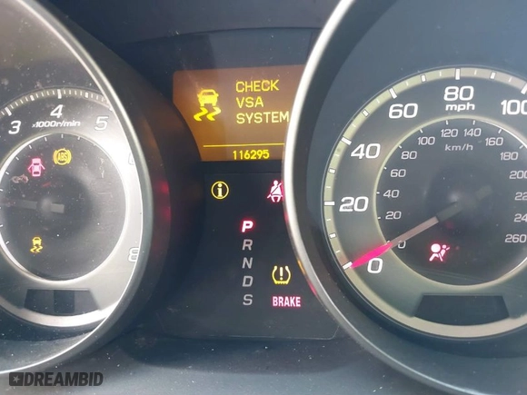 2012 Acura MDX Tech/Entertainment Pkg with VIN 2HNYD2H4XCH514040, listed as a IAAI auction lot 41564500 with 116,295 mi miles. Bid and sale history available at carsss.com. Image 7.