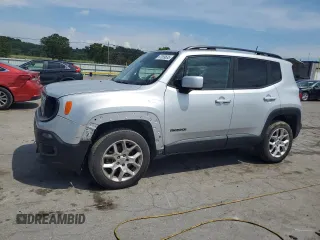 2018 Jeep Renegade Latitude with VIN ZACCJBBB7JPJ51544, listed as a Copart auction lot 67059635 with 75,794 mi miles and Salvage title. Bid and sale history available at DreamBid. Image 1.