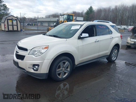2014 Chevrolet Equinox LTZ with VIN 1GNALDEK6EZ111157, listed as a IAAI auction lot 41862530 with 1 mi miles. Bid and sale history available at carsss.com. Image 2.