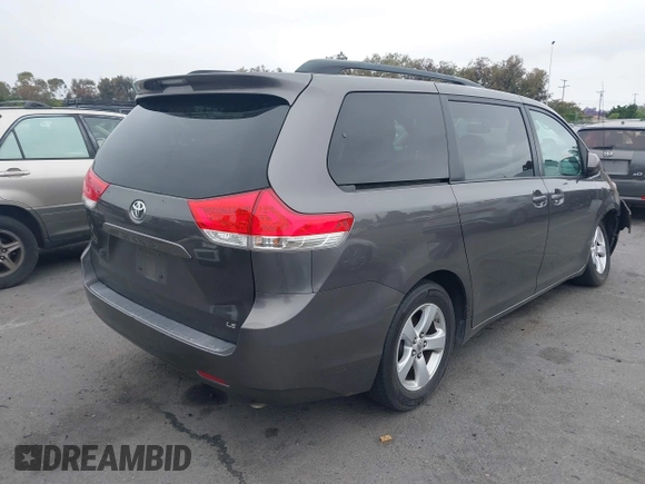 2012 Toyota Sienna LE AAS with VIN 5TDKK3DC0CS236786, listed as a IAAI auction lot 42401816 with 219,738 mi miles and . Bid and sale history available at DreamBid. Image 4.