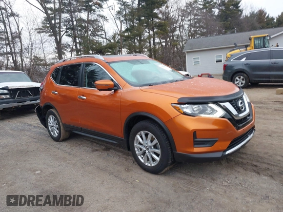 2017 Nissan Rogue SL with VIN JN8AT2MV4HW018169, listed as a IAAI auction lot 41554545 with 69,567 mi miles. Bid and sale history available at carsss.com. Image 1.