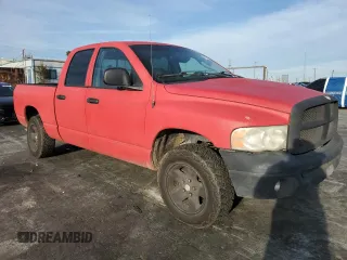 2002 Dodge 1500 with VIN 3D3HU18N02G124854, listed as a Copart auction lot 45772105 with 284,344 mi miles and Salvage Title. Bid and sale history available at carsss.com. Image 4.