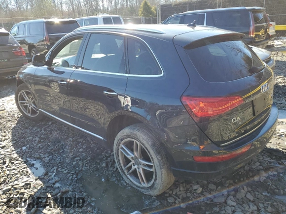 2016 Audi Q5 Premium Plus with VIN WA1L2AFP4GA033034, listed as a Copart auction lot 45002395 with 104,470 mi miles and Salvage Title. Bid and sale history available at carsss.com. Image 2.