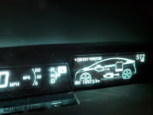 2011 Toyota Prius I with VIN JTDKN3DU5B0300872, listed as a Copart auction lot 60759465 with 189,723 mi miles and Clean title. Bid and sale history available at DreamBid. Image 9.