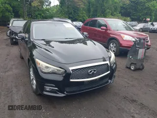 2014 Infiniti Q50 Premium z VIN JN1BV7AR4EM695232, wystawiony jako IAAI lot #42367581 z przebiegiem 138 063 mil mil oraz . Historia ofert i sprzedaży dostępna na DreamBid. Obrazek 12.