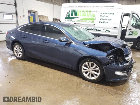 2020 Chevrolet Malibu LT with VIN 1G1ZD5STXLF057851, listed as a Copart auction lot 52792405 with 185,531 mi miles and Salvage Title. Bid and sale history available at DreamBid. Image 4.