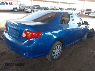 2009 Toyota Corolla with VIN JTDBL40E399054551, listed as a IAAI auction lot 42004147 with 1 mi miles. Bid and sale history available at carsss.com. Image 4.