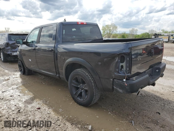 2021 Ram 1500 Warlock z VIN 1C6RR7LT0MS596465, wystawiony jako Copart lot #54176385 z przebiegiem 38 645 mil mil oraz Szkoda całkowita • Salvage title. Historia ofert i sprzedaży dostępna na DreamBid. Obrazek 2.
