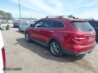 2017 Hyundai Santa Fe Limited Ultimate with VIN KM8SRDHF4HU197513, listed as a IAAI auction lot 41757051 with 167,574 mi miles. Bid and sale history available at carsss.com. Image 3.