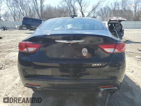 2015 Chrysler 200 S with VIN 1C3CCCBB7FN557539, listed as a Copart auction lot 52208975 with 169,877 mi miles and Clean Title. Bid and sale history available at DreamBid. Image 6.
