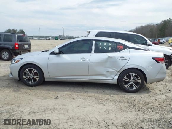 2022 Nissan Sentra SV z VIN 3N1AB8CVXNY315828, wystawiony jako IAAI lot #41688547 z przebiegiem 45 412 mil mil oraz . Historia ofert i sprzedaży dostępna na DreamBid. Obrazek 14.