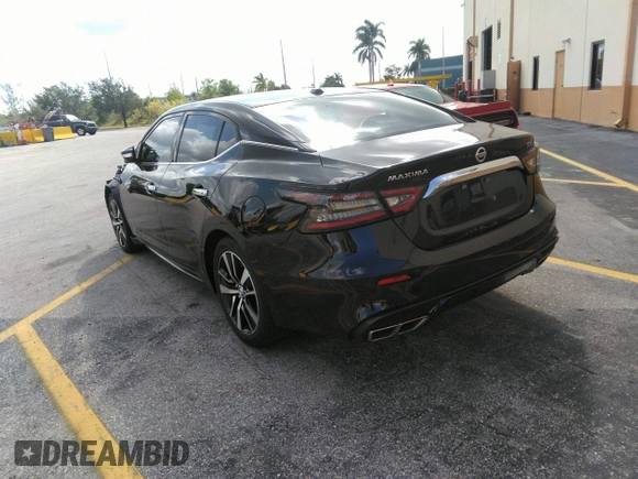 2021 Nissan Maxima SV with VIN 1N4AA6CV4MC506744, listed as a IAAI auction lot 42150465 with 70,056 mi miles and . Bid and sale history available at DreamBid. Image 3.