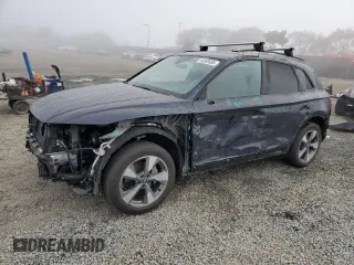 2020 Audi Q5 Premium with VIN WA1ANAFY1L2098550, listed as a Copart auction lot 46002835 with 64,491 mi miles and Salvage Title. Bid and sale history available at carsss.com. Image 1.