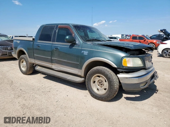 2001 Ford F-150 XLT with VIN 1FTRW08L01KB88030, listed as a Copart auction lot 60824795 with Not provided miles and Salvage title. Bid and sale history available at DreamBid. Image 4.
