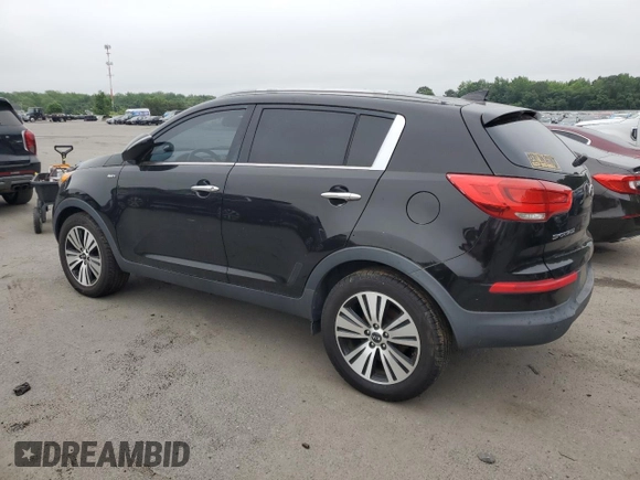 2014 Kia Sportage EX with VIN KNDPCCAC7E7643539, listed as a Copart auction lot 60168505 with 105,043 mi miles and Clean title. Bid and sale history available at DreamBid. Image 2.