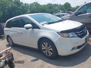 2014 Honda Odyssey EX-L с VIN 5FNRL5H66EB049572, выставлен на аукционе IAAI как лот 42393201 с пробегом 145 793 миль миль и . История ставок и продаж доступна на DreamBid. Изображение 1.