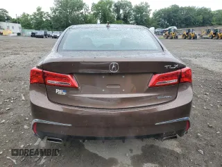 2020 Acura TLX w/Technology Pkg with VIN 19UUB3F45LA000051, listed as a Copart auction lot 63502634 with 28,922 mi miles and Salvage Title. Bid and sale history available at carsss.com. Image 6.