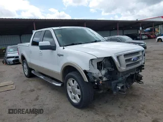 2008 Ford F-150 XLT with VIN 1FTPW14518KC75790, listed as a IAAI auction lot 41915721 with 214,995 mi miles. Bid and sale history available at carsss.com. Image 1.