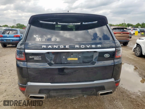 2019 Land Rover Range Rover Sport HSE with VIN SALWR2RV2KA847960, listed as a Copart auction lot 60087215 with 51,424 mi miles and Salvage title. Bid and sale history available at DreamBid. Image 6.