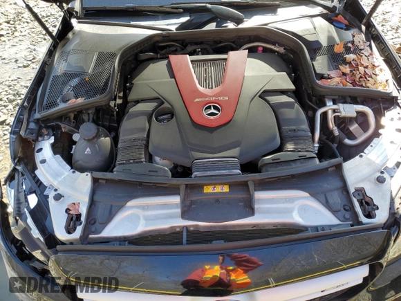 2020 Mercedes-Benz C 43 AMG with VIN 55SWF6EB9LU334120, listed as a Copart auction lot 48083885 with 37,426 mi miles and Salvage Title. Bid and sale history available at carsss.com. Image 12.