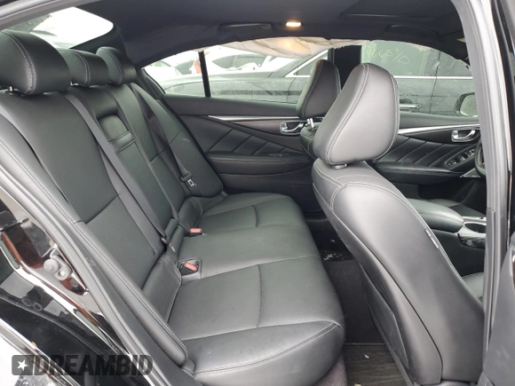 2021 Infiniti Q50 Signature Edition with VIN JN1EV7CR2MM751399, listed as a Copart auction lot 45422675 with 40,227 mi miles and Salvage title. Bid and sale history available at DreamBid. Image 10.