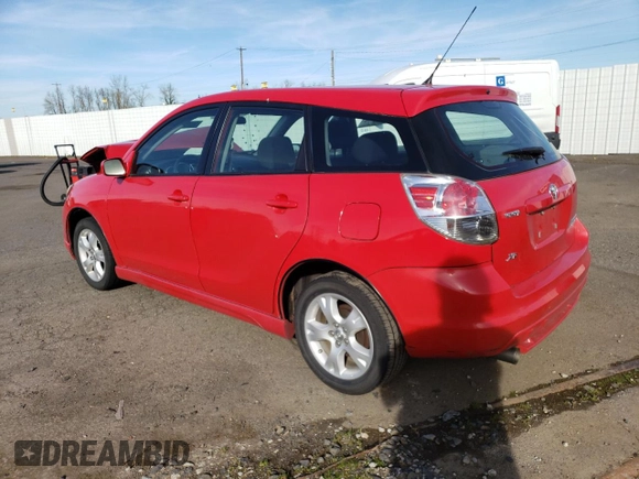 2008 Toyota Matrix STD with VIN 2T1KR30E88C702449, listed as a Copart auction lot 50209775 with 49,294 mi miles and Salvage Title. Bid and sale history available at DreamBid. Image 2.