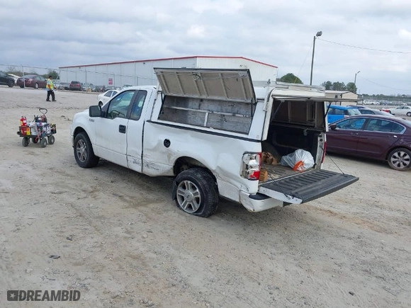 2008 Ford F-150 XL with VIN 1FTRF12W58KD96889, listed as a IAAI auction lot 41523507 with 387,729 mi miles. Bid and sale history available at carsss.com. Image 3.