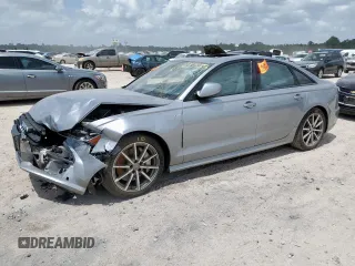 2018 Audi A6 Premium Plus with VIN WAUG8AFC1JN054455, listed as a Copart auction lot 61877215 with Not provided miles and Salvage title. Bid and sale history available at DreamBid. Image 1.