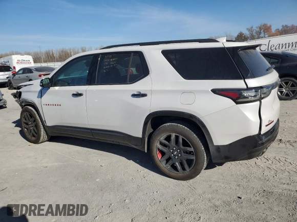 2020 Chevrolet Traverse Premier with VIN 1GNEVKKW4LJ169724, listed as a Copart auction lot 76308643 with 51,670 mi miles. Bid and sale history available at carsss.com. Image 2.