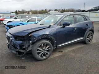 2017 Mazda CX-3 Grand Touring with VIN JM1DKFD73H0165431, listed as a Copart auction lot 52914135 with 109,234 mi miles and Clean Title. Bid and sale history available at carsss.com. Image 1.