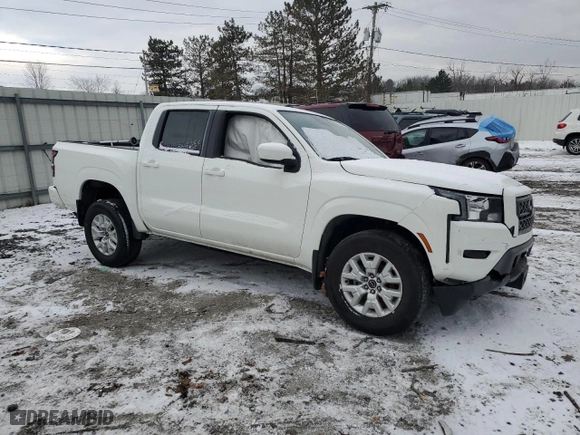 2023 Nissan Frontier SV with VIN 1N6ED1EK7PN658256, listed as a Copart auction lot 88648475 with 0 mi miles and Salvage Title. Bid and sale history available at carsss.com. Image 4.