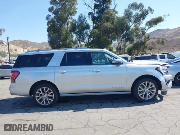 2019 Ford Expedition Max Platinum with VIN 1FMJK1MT1KEA51615, listed as a IAAI auction lot 42390656 with 49,615 mi miles and . Bid and sale history available at DreamBid. Image 14.