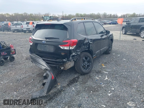 2024 Subaru Forester Wilderness with VIN JF2SKAJC3RH405576, listed as a IAAI auction lot 42002208 with 18,801 mi miles and . Bid and sale history available at DreamBid. Image 4.