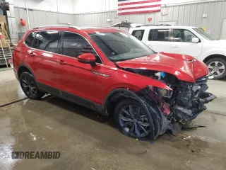 2022 Volkswagen Tiguan SE with VIN 3VV2B7AX2NM039833, listed as a Copart auction lot 66124675 with 43,536 mi miles and Clean title. Bid and sale history available at DreamBid. Image 4.