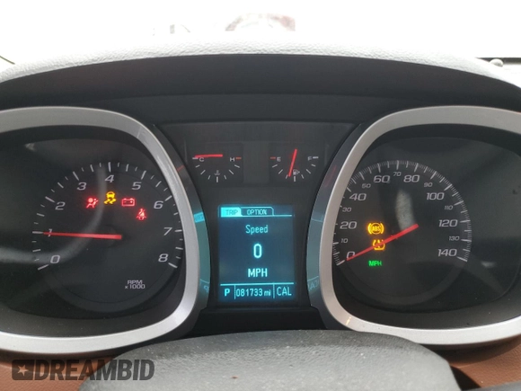 2016 Chevrolet Equinox LTZ z VIN 2GNALDEK4G1176035, wystawiony jako Copart lot #55829305 z przebiegiem 81 733 mil mil oraz Szkoda całkowita • Salvage title. Historia ofert i sprzedaży dostępna na DreamBid. Obrazek 9.