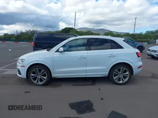 2016 Audi Q3 Premium Plus with VIN WA1EFCFS1GR006968, listed as a IAAI auction lot 42036018 with 77,329 mi miles and . Bid and sale history available at DreamBid. Image 15.